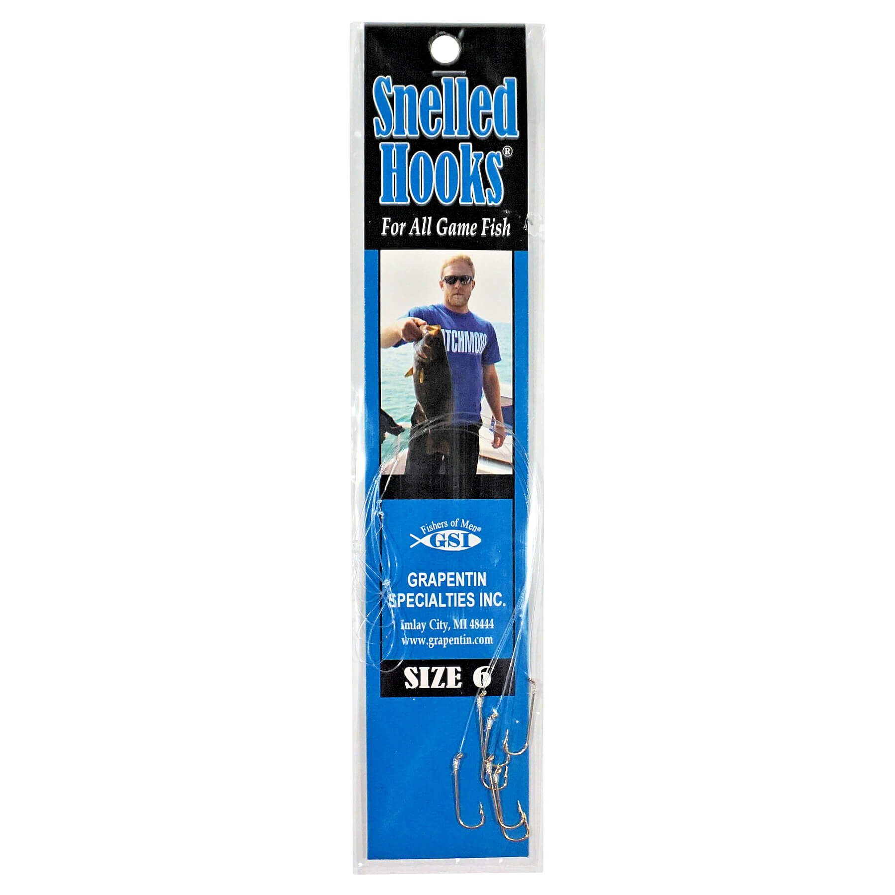 Gold Aberdeen Snelled Hooks: 24 Packs