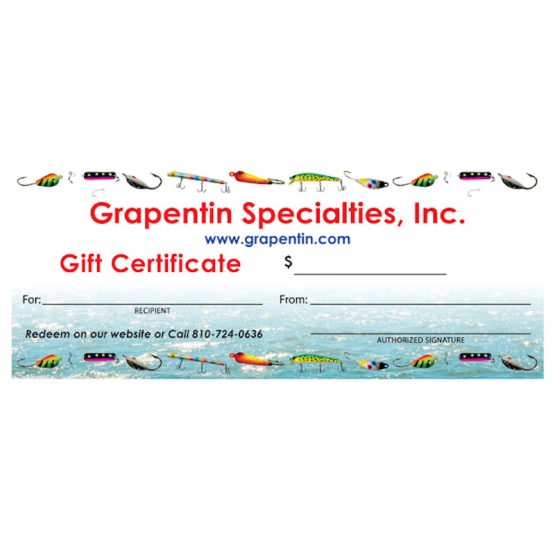 Grapentin Specialties Gift Certificate