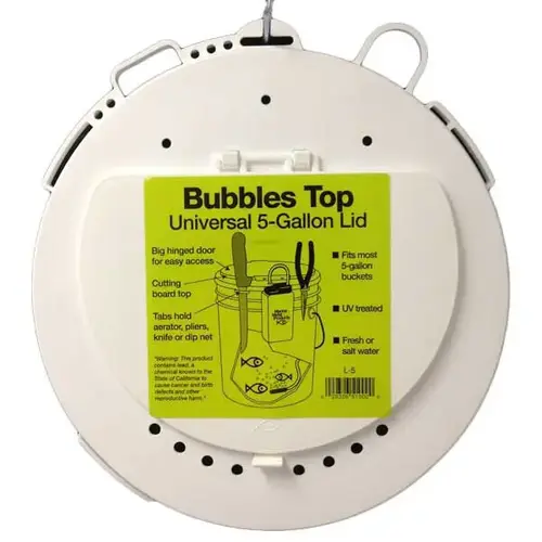 Bubbles Top – Universal 5 Gallon Lid