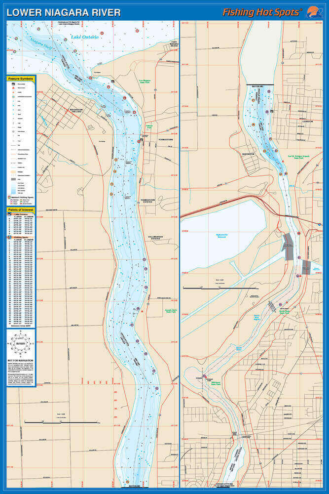Lower Niagara River Map
