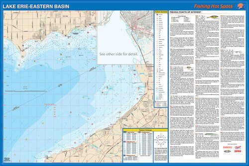 Lake Erie (Sturgeon Point, Ny - Peace Bridge - Point Abino) Map