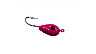 Mark's Fat Lady Ice Jigs - Pink Black Eye