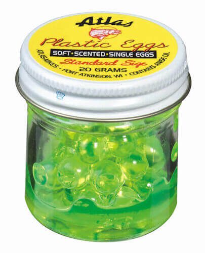Atlas Plastic Eggs - Chartreuse