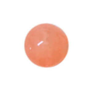 6mm Glow Beads - Orange Glow