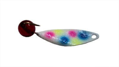 Mark's #3 Willow Ice Jigs - Wonderbread Glow Pearl