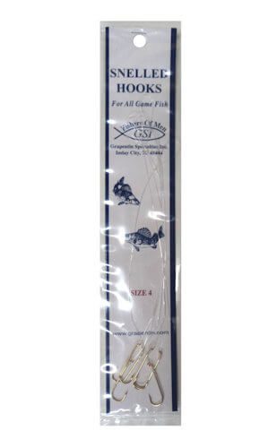 Gold Aberdeen Snelled Hooks