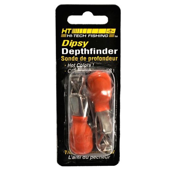 Northland Tackle, Depth Finder, Ice depth finder, Hot Spot Depth Finder,  Ice Fishing Weight, Clip on weight, clip depth finder