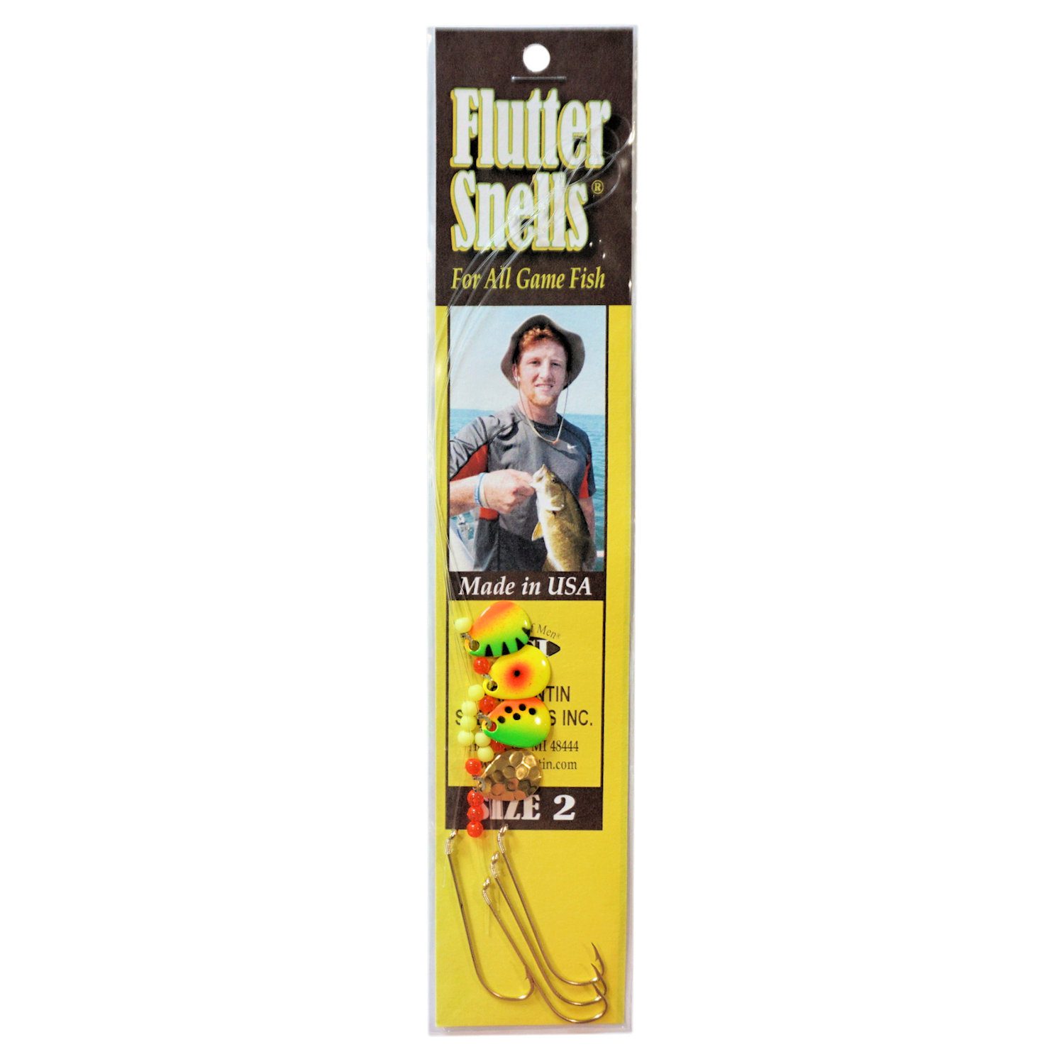 Assorted Custom-Painted Flutter Snells: 24 Packs