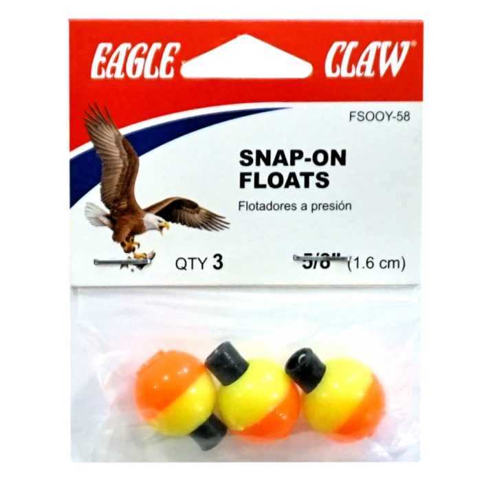 Eagle Claw 5/8″ Snap-On Floats – Grapentin Specialties, Inc.