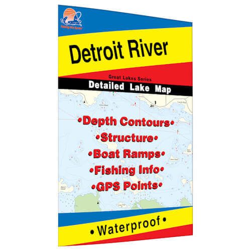 Detroit River Map