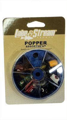 Lake & Stream Popper Assortment: 6-Pack