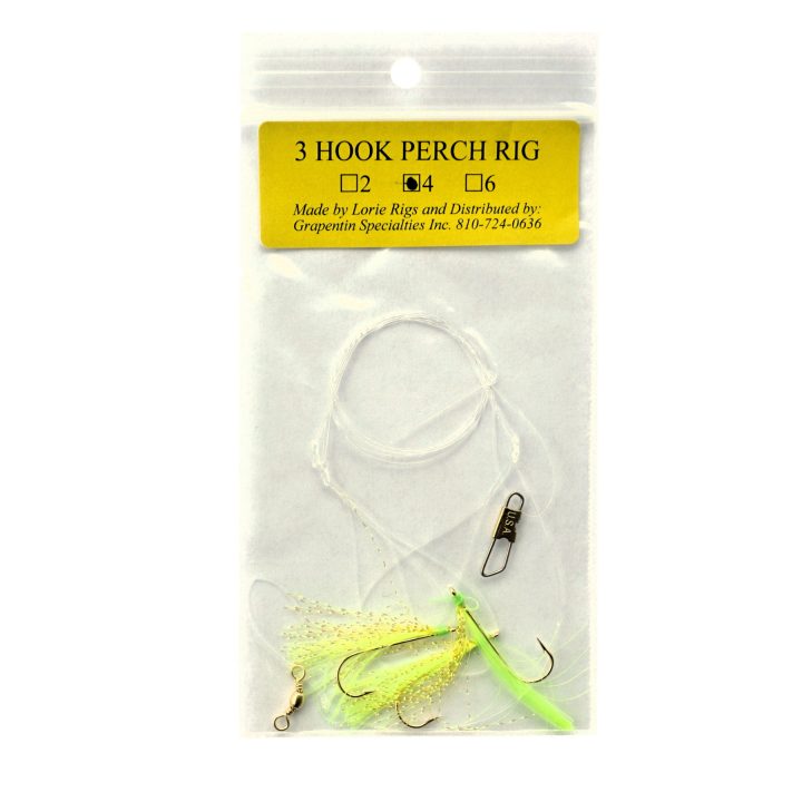 Lorie 3-Hook Perch Rigs: 3 Packs – Grapentin Specialties, Inc.