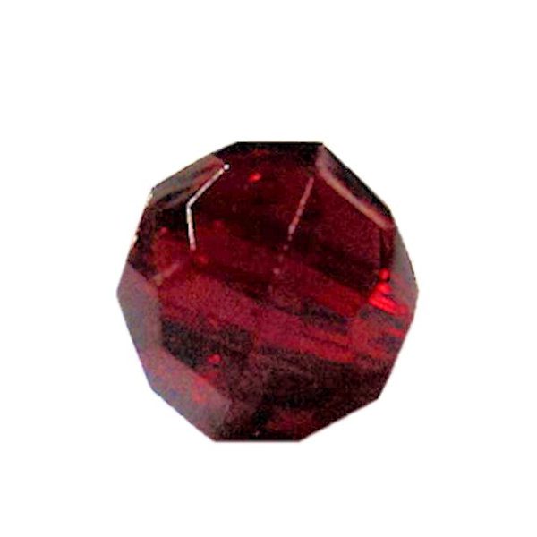 Faceted Ruby Red