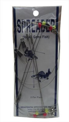 Packaged Two Arm Spreaders - Cerise & Chartreuse