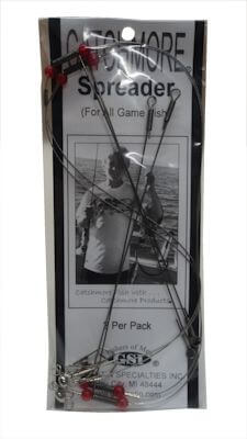 Packaged Two Arm Spreaders - Ruby Red