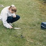 Kelly Grapentin Daughter-in-law Kelly Grapentin caught her first fish after meeting Joshua. She got hooked right away.