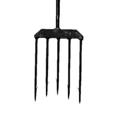 5-Tine Spear With Barbs, Non-Weighted